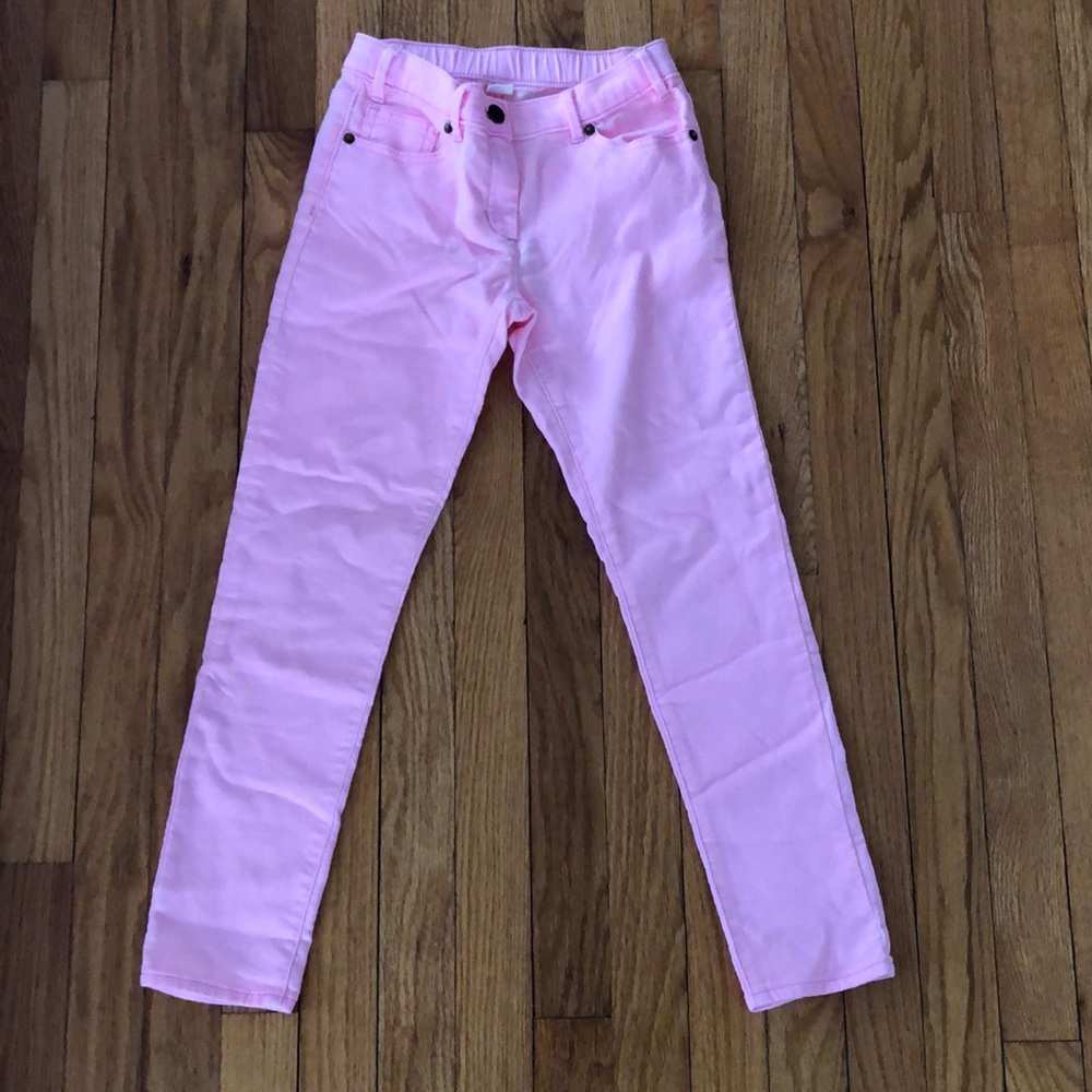 Crewcuts pink stretchy jeans size 10
